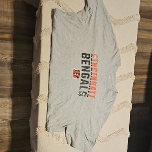Fanatics Gray Cincinnati Bengals Short Sleeve Tee